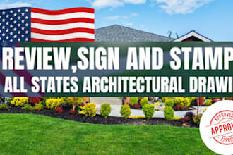 draw review stamp architectural drawing floor plan house plan mep city permit