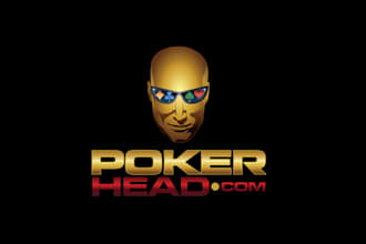 design exclusive poker head or e sports logo