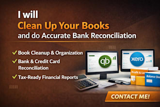 do clean up your books and do accurate bank reconciliation