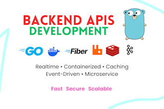 fix or develop scalable golang backend web app, rest apis