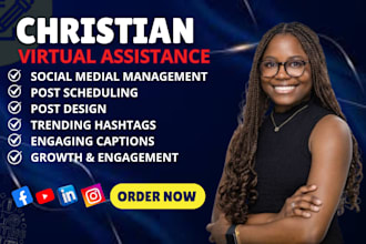 be your dedicated christian virtual assistant for church and ministry