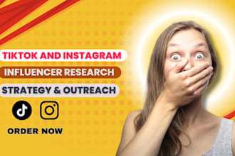 find top targeted tiktok and instagram influencer prospect lead list