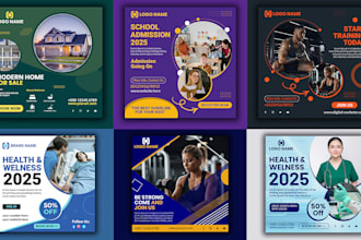 custom social media post design for any business