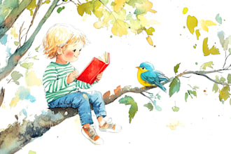 children book illustration and children book illustration