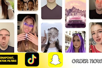 do custom snapchat ar filters with music, interactive effects using lens studio