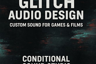 design aggressive glitch sci fi soundtracks for your game or film