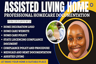 create home care policies, intake form, care plan, risk assessment and invoice