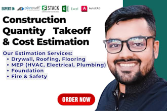 do cost estimation quantity takeoff all construction trades