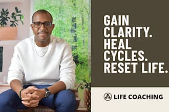 be your qualified life coach for clarity, goals, mindset, and transformation