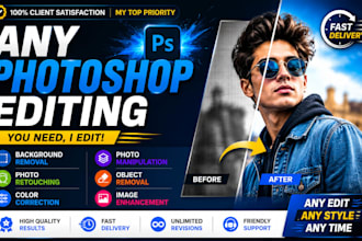 photoshop image editing, and photo editing  manipulation