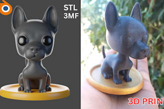 model a personalized funko pop figure ready for 3d print
