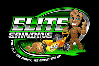 design awesome grinding logo