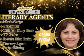 find top and active literary agents and critique your query letter book proposal
