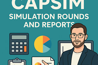 assist you with capsim simulation rounds and reports