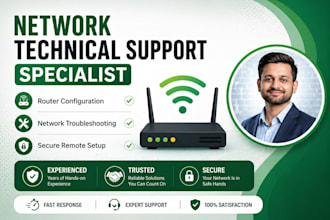 configure your router and fix network issues remotely
