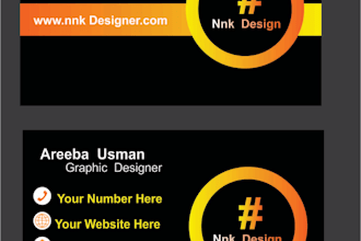 create stunning and professional business card design