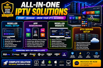 setup stable reseller panel, server configure,strong8k, lion ott, dream4k,zen 4k