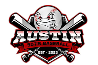 design graceful baseball logo