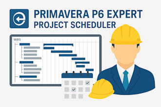 create professional primavera p6 project schedules with CPM and baseline