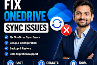 fix onedrive sync issues and set up backup on your PC