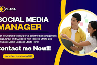 be your expert social media manager for daily and weekly posts and content