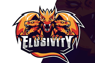 design custom mascot sports premium sports team branding logo