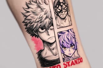 make  tattoo anime tattoo