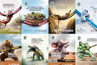 design manipulative and creative product posters that wow