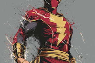 draw superhero comic book comic page comic artist character