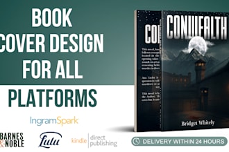 do cover design and ebook cover design and kdp covers