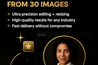 remove background, crop and resize your images professionally