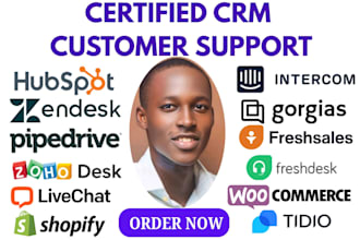 setup gorgias hubspot intercom zendesk freshdesk zohodesk salesforce shopify crm