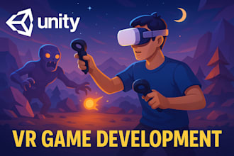 do vr game development for you in unity