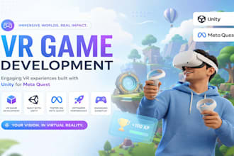 do vr game development for you in unity