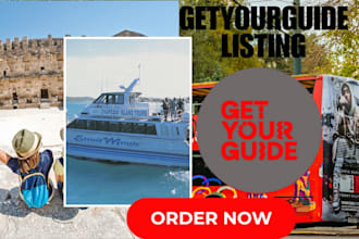list and optimize your tours on getyourguide