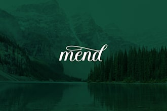 provide a minimalist outdoor lake adventure logo design