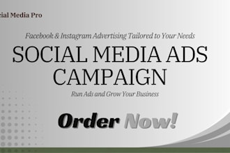 run facebook and instagram ads with mockup designs for shopify, real estate