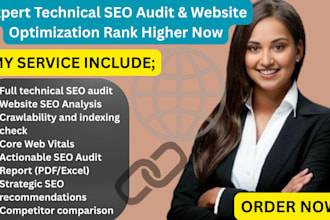 do expert technical SEO website audit analysis and optimization