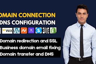 connect godaddy domain, fix or redirect domain to wix, shopify