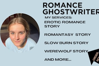 ghostwrite an exciting contemporary romance, erotic story