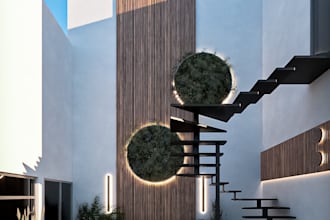 photorealistic 3d rendering interior design