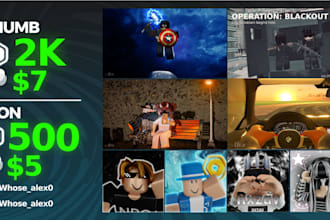 make you a high quality roblox gfx or renders