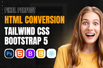 convert figma to HTML, figma to react, figma to tailwind css, figma to bootstrap