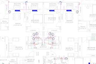 create professional autocad mep drawings plumbing electrical fire