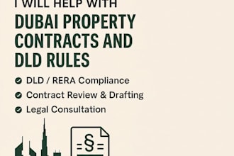 advise on dubai property law, rera and dld