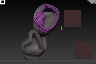 create a 3d grillz model ready for 3d printing