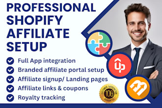 setup shopify affiliate program goaffpro uppromote referral candy bixgrow jaka