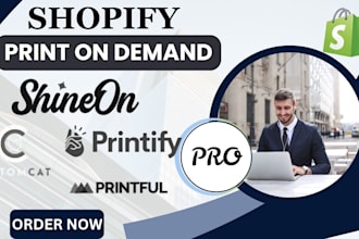 cruixie print on demand shopify store, setup print on demand