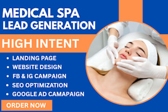 medical spa leads botox leads massage therapy medical spa website botox website