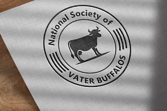 design powerful buffalo logo that represent strength authenticity